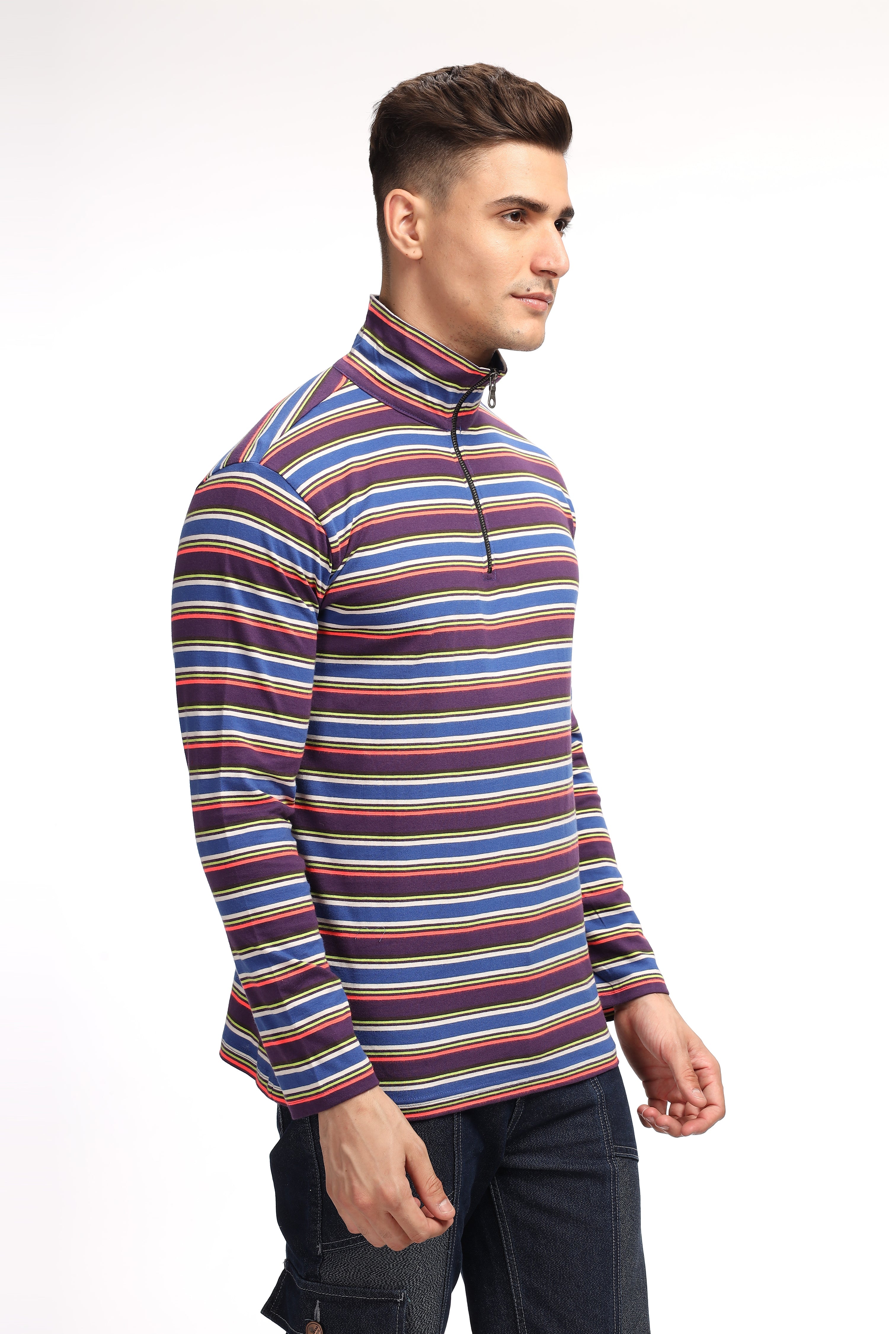 Chroma Zipper Closure T-Shirt