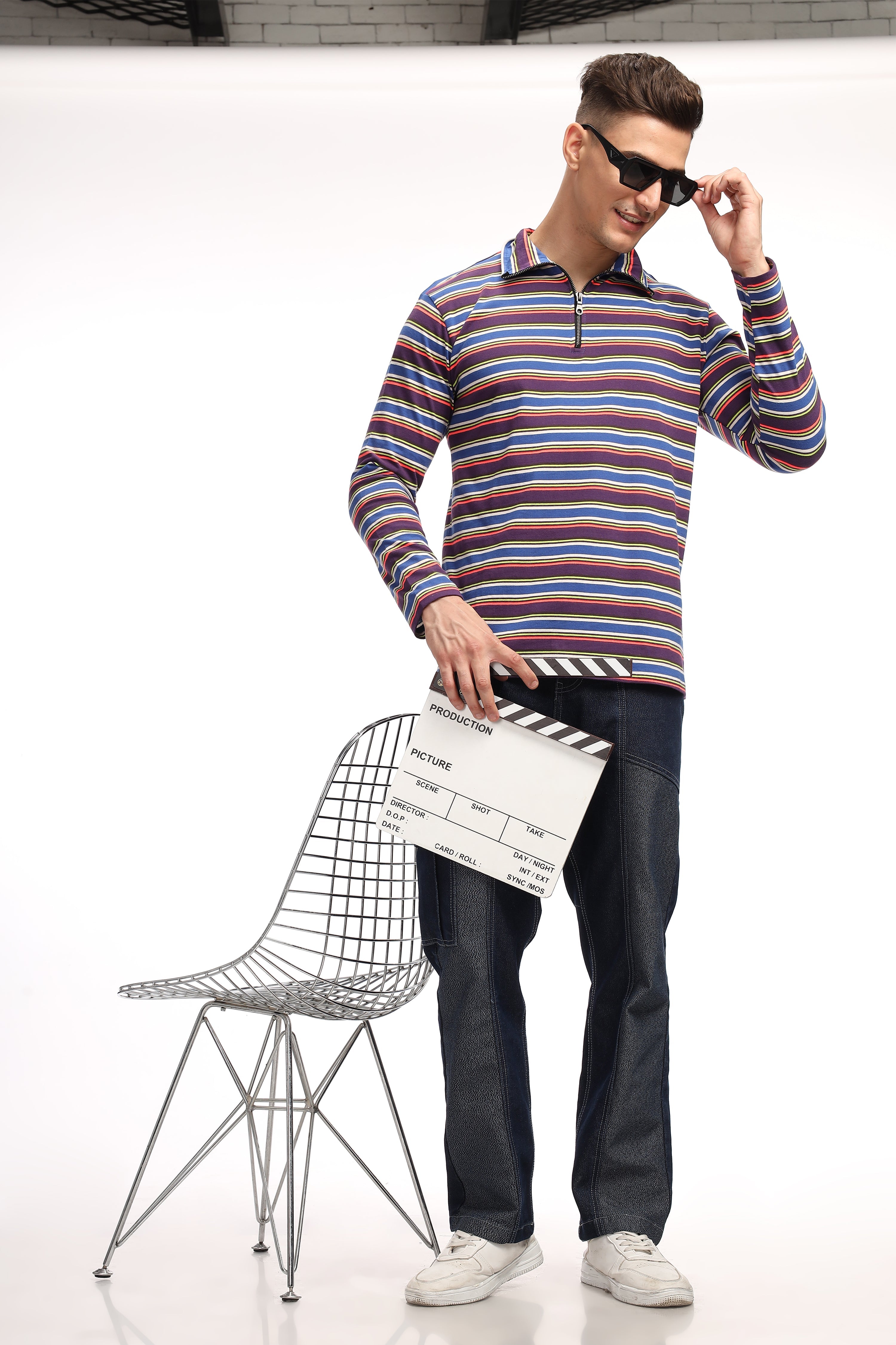 Chroma Zipper Closure T-Shirt