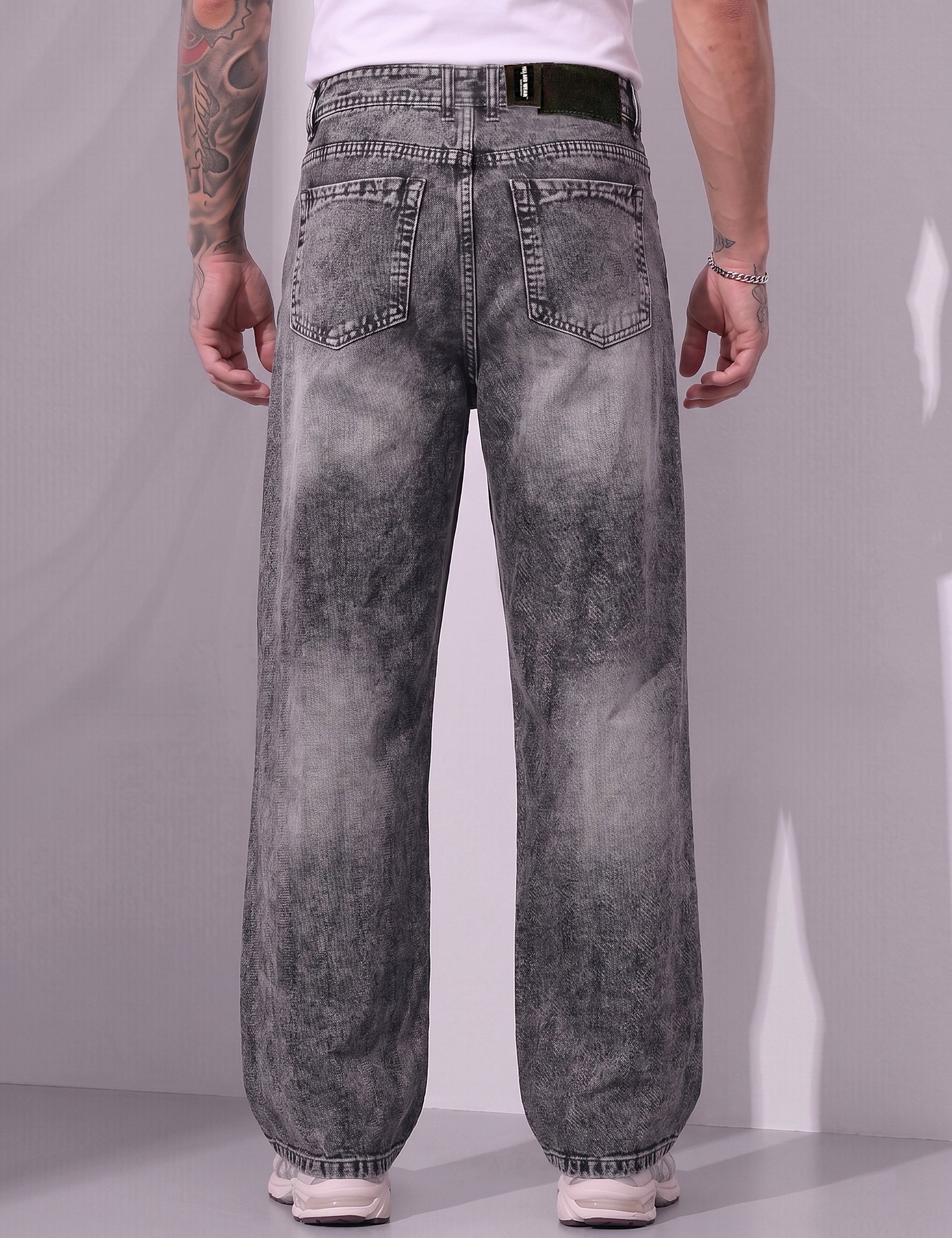 Steel Straight fit Denim Jeans