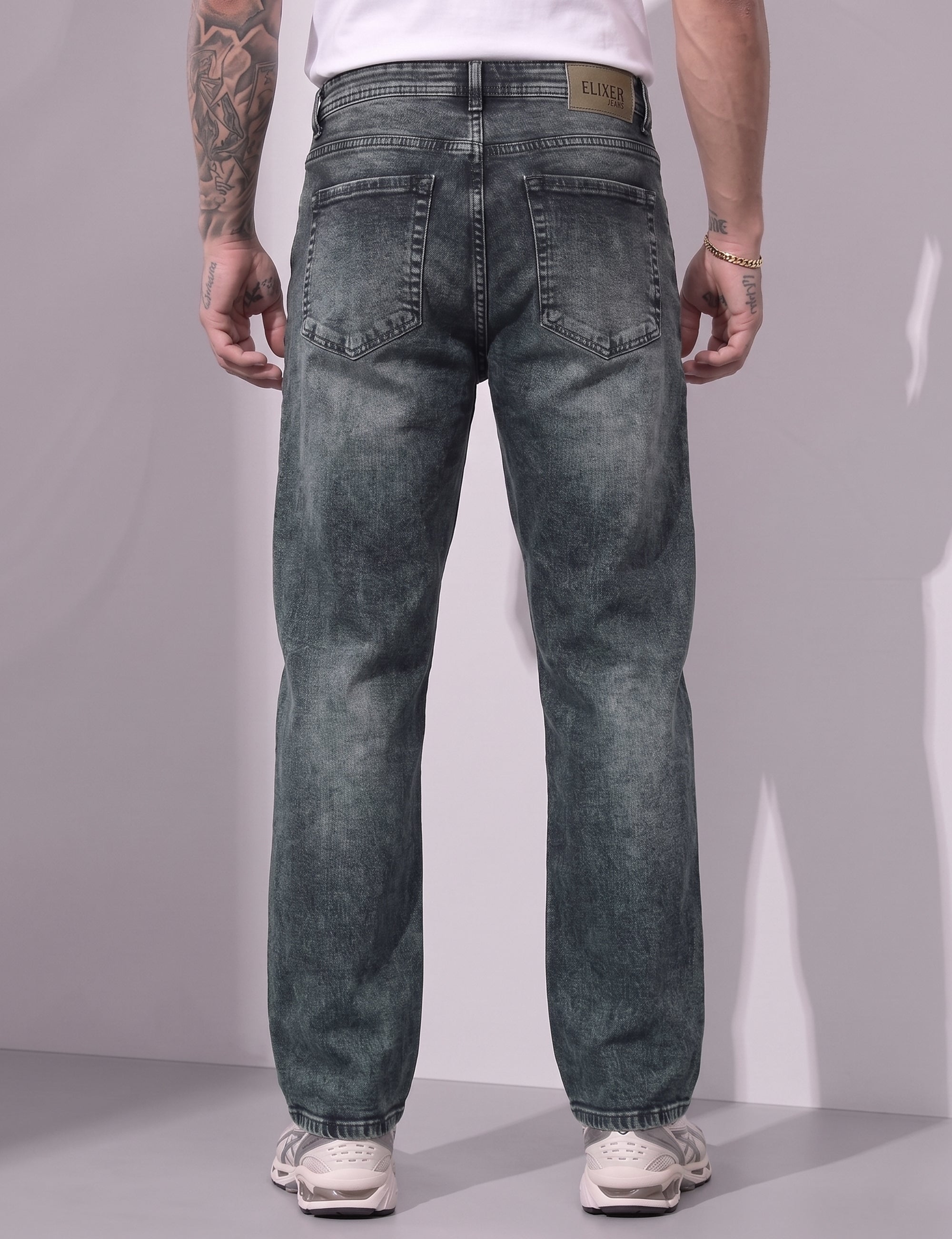 Dark Navy Straight fit Denim Jeans