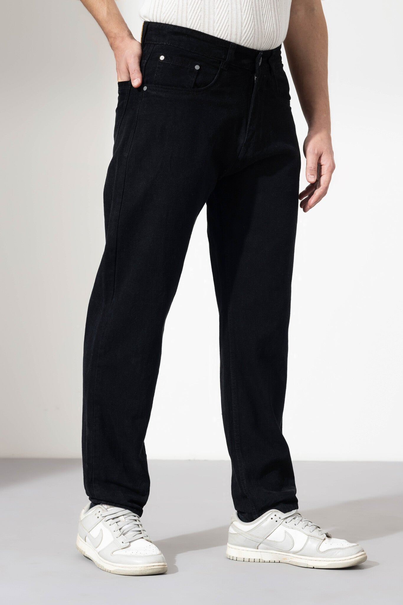Black Balloon Fit Denim