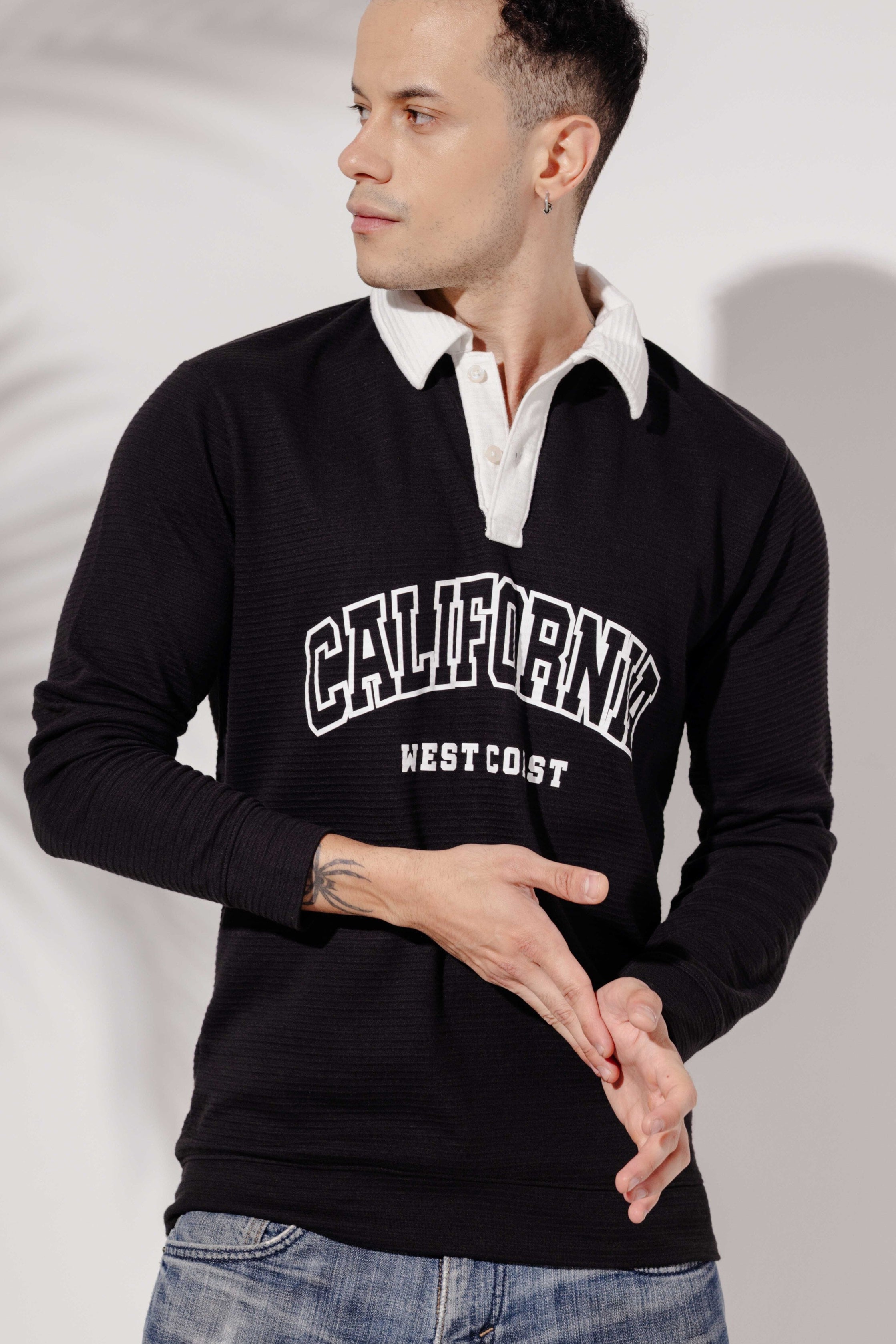 Self design Printed Polo