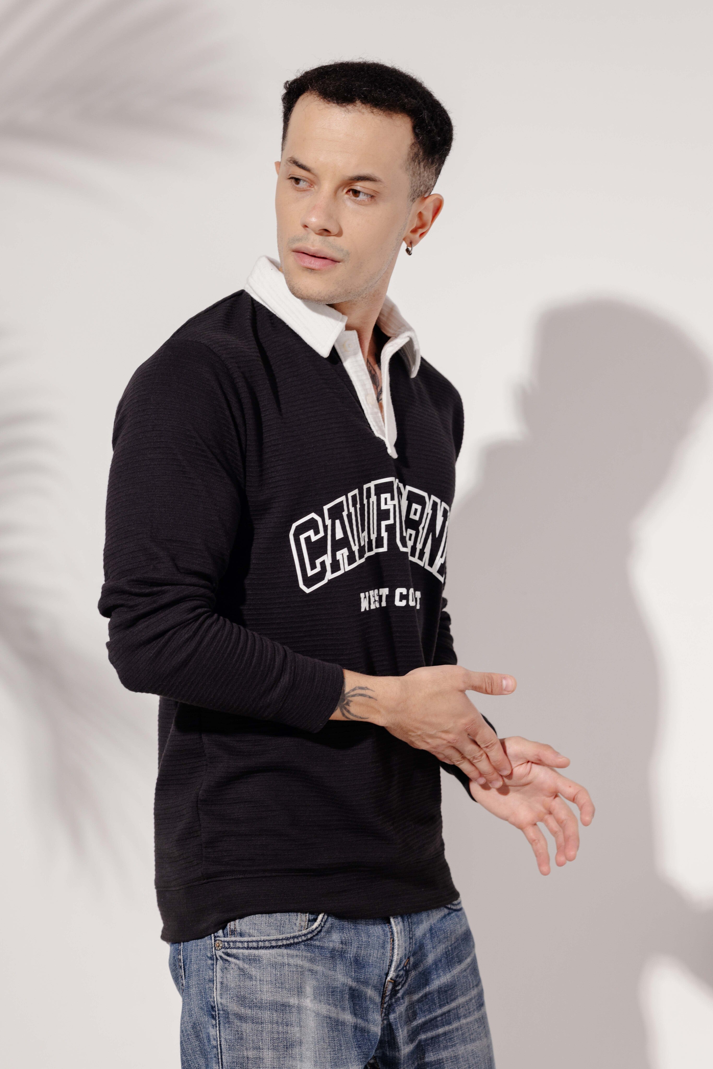 Self design Printed Polo