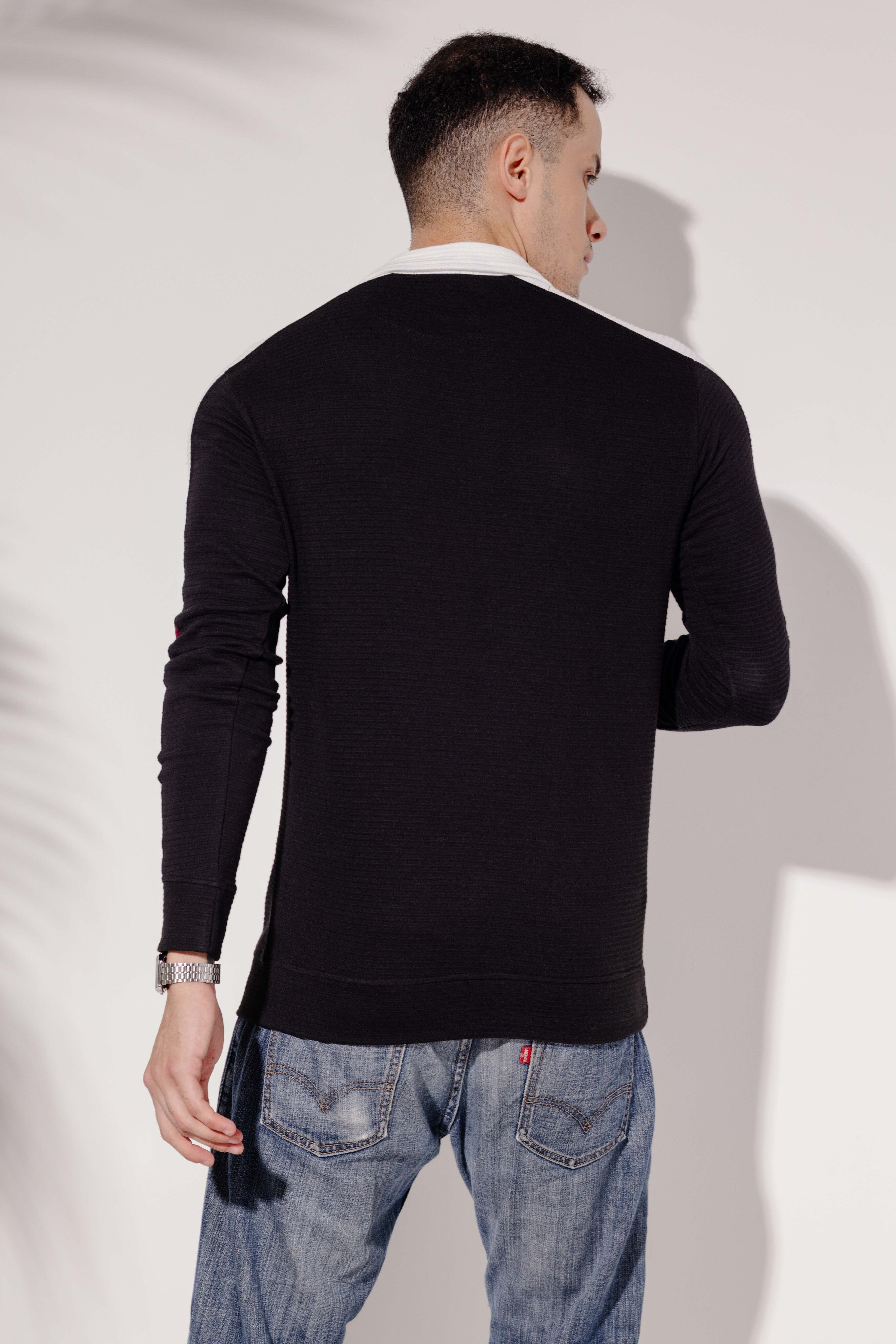 Self Design Colorblock Printed Zipper