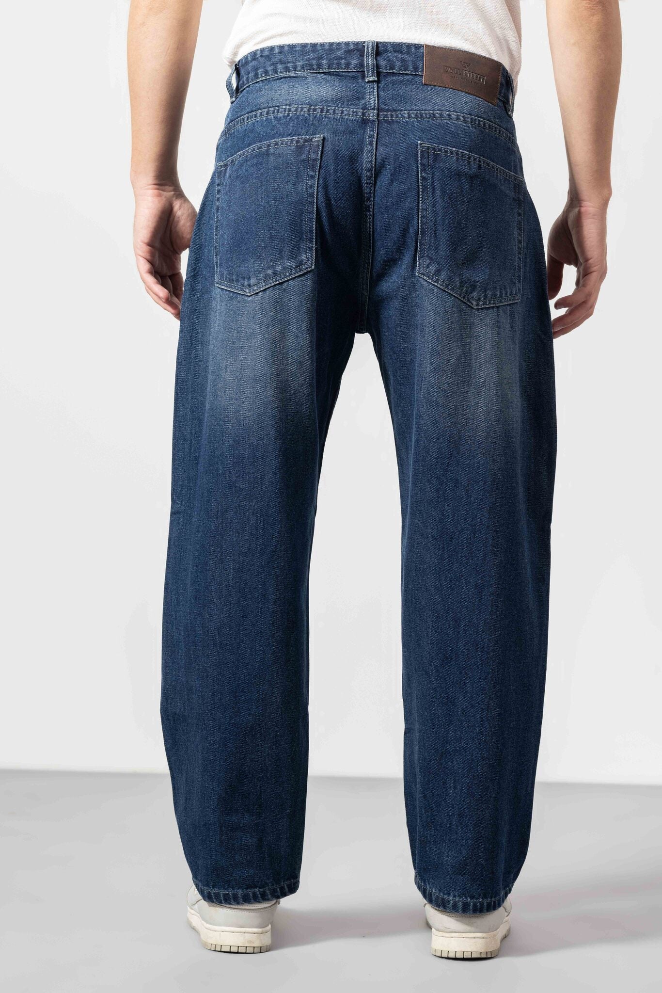 Dark Blue Balloon fit Men Denim Jeans