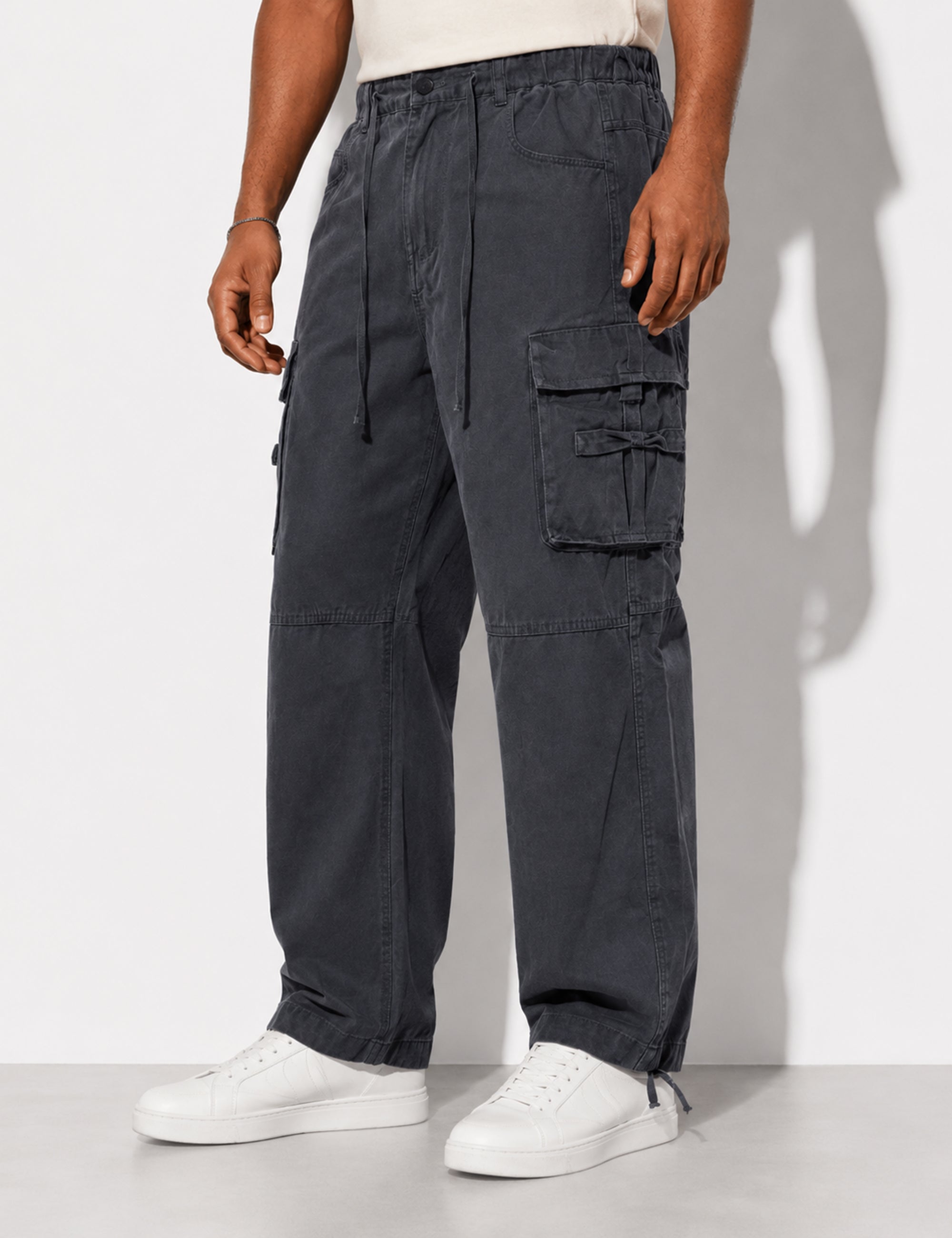 Dark Grey Multi-Pocket Cargo Pant
