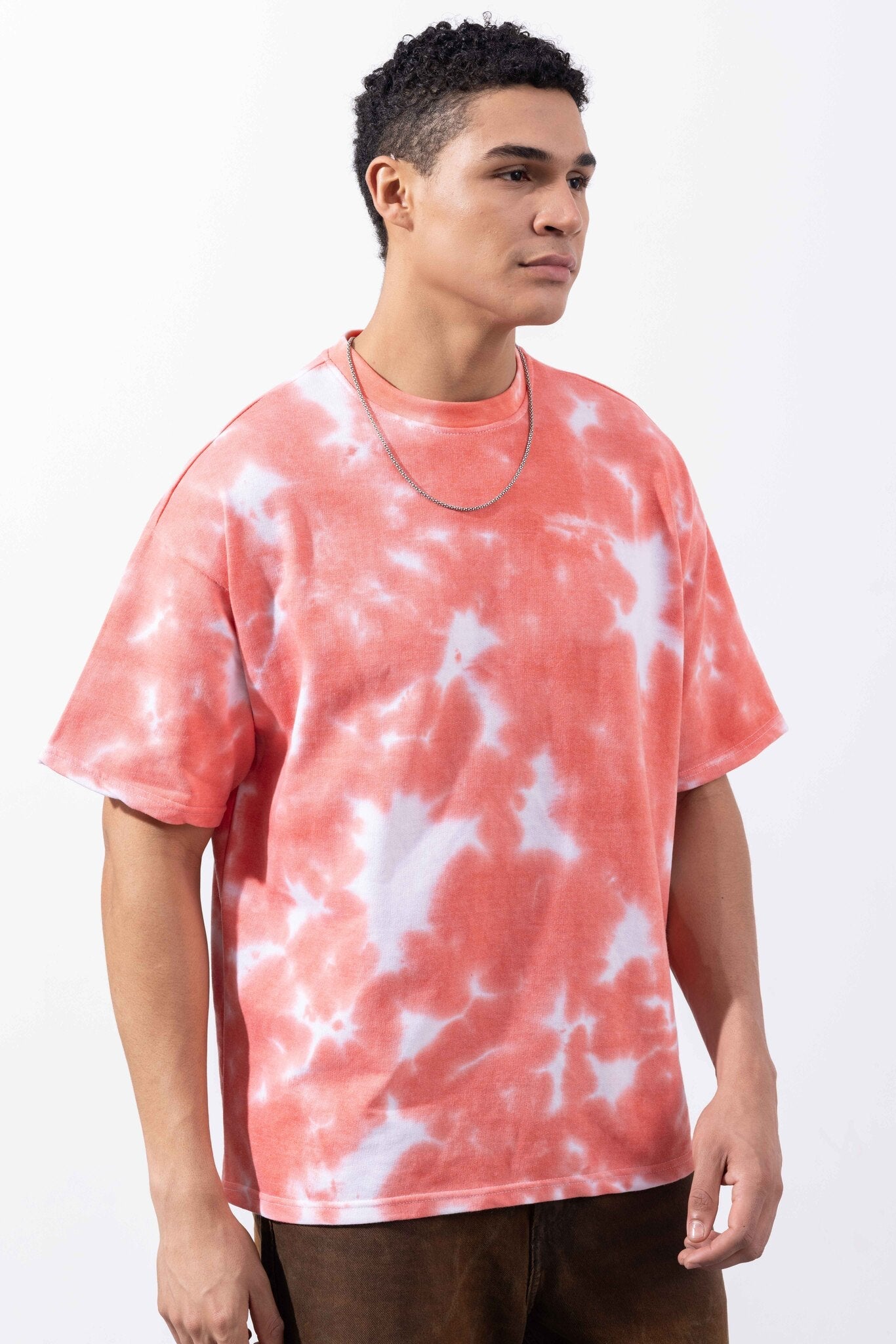 Pink Tie-Dye Oversized T-Shirt