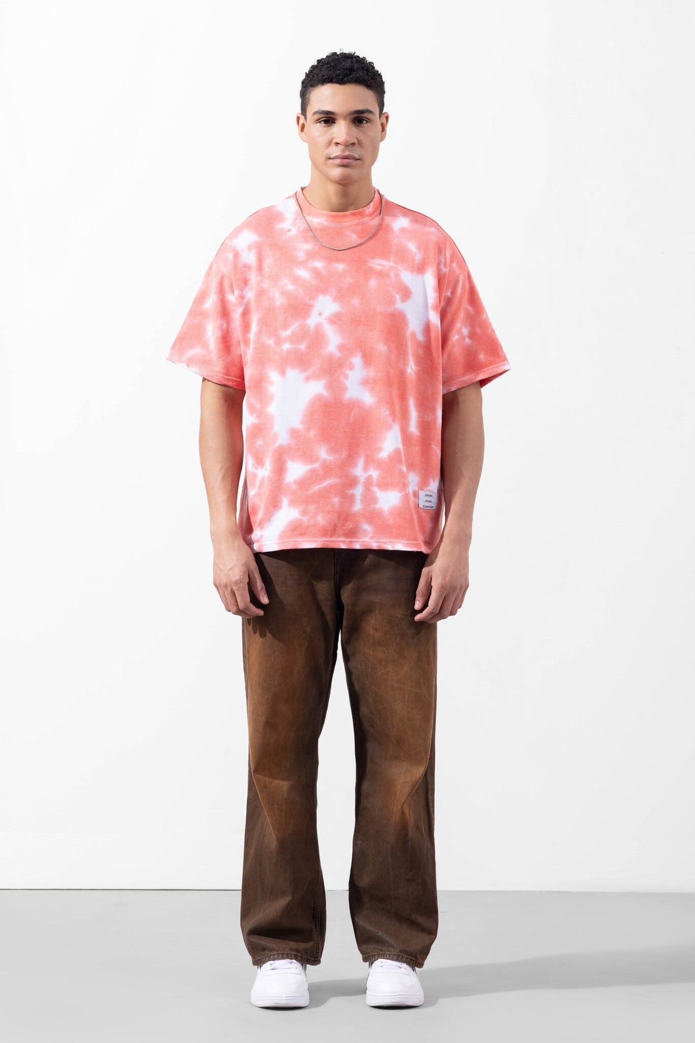 Pink Tie-Dye Oversized T-Shirt