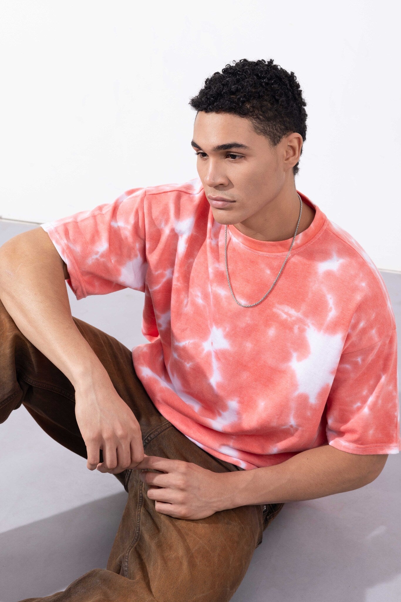 Pink Tie-Dye Oversized T-Shirt