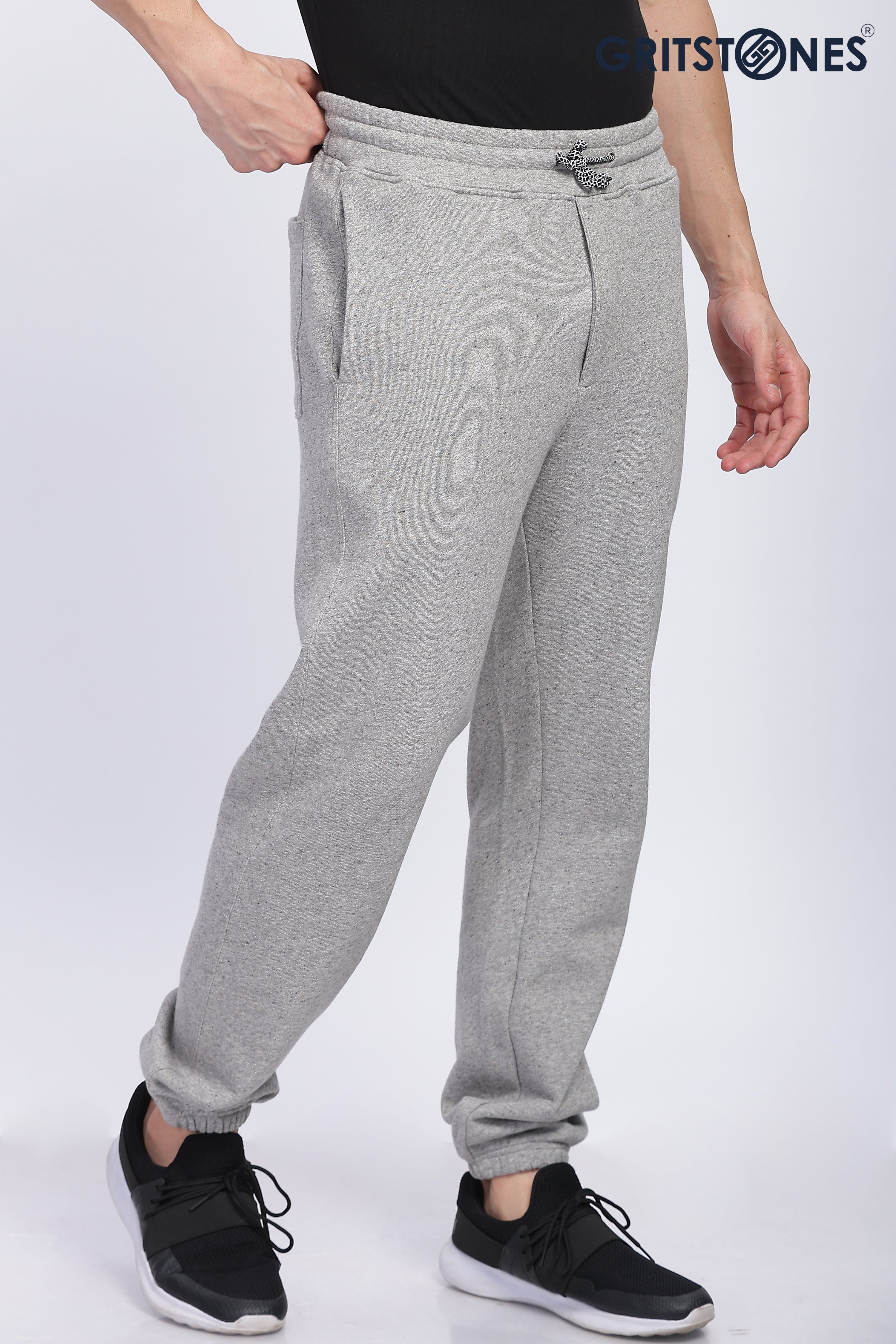 Grey Melange Winter Classic Track Pant