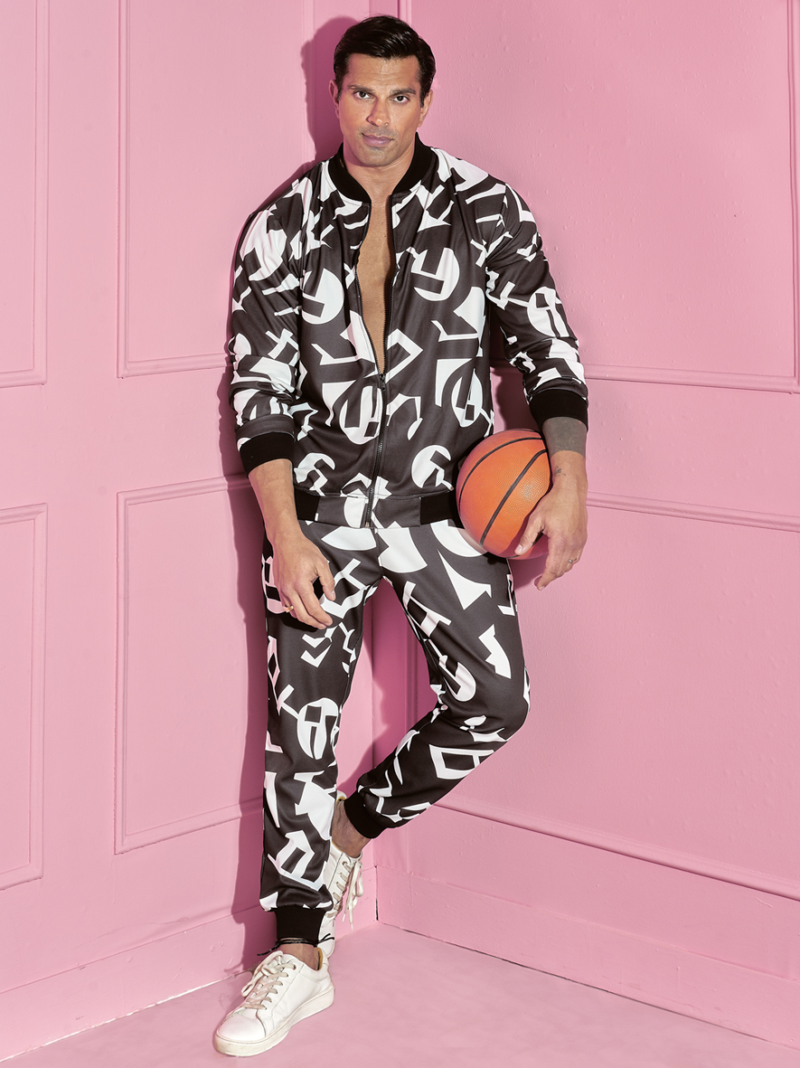 Karan Singh Grover x Gritstones- Digital Printed Tracksuit Co-ord